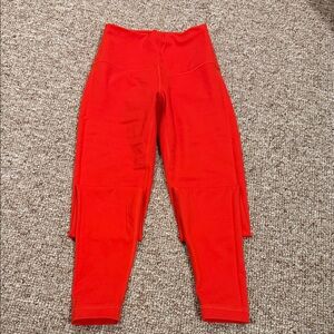 lululemon athletica Red Leggings